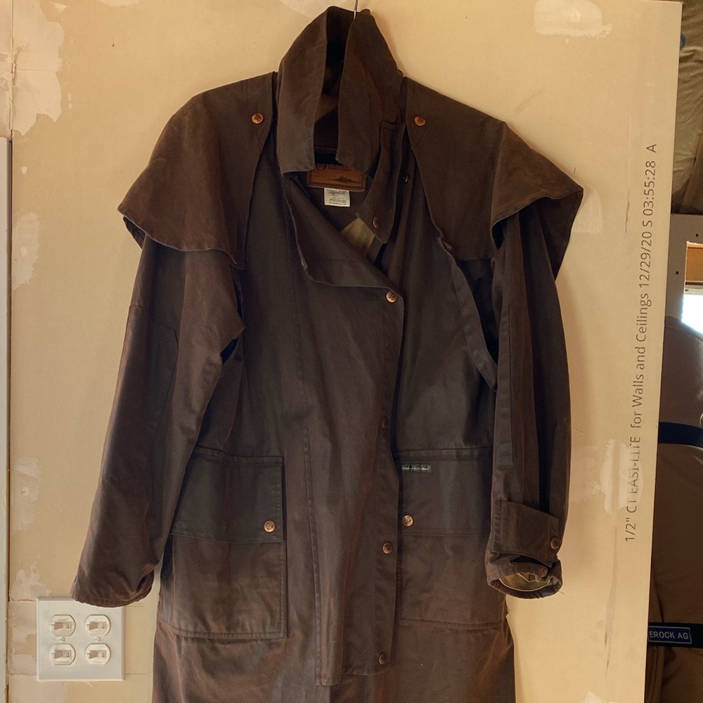 Outback Oilskin full length duster. Men or Woman